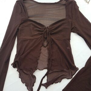 Whimsygoth / Academia blouse